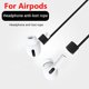 thumbnail image 4 of Cuerda de cuerda de silicona para auriculares inalámbricos antipérdida para AirPods negro, 4 of 7