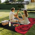 thumbnail image 4 of Valentine's Day Outdoor Rug for Patio/Deck/Porch, Non-Slip Large Area Rug 3 x 5 Ft, Modern Classic Red Rose Flower Indoor Outdoor Rugs Washable Area Rugs, Reversible Camping Rug Carpet Runner, 4 of 8