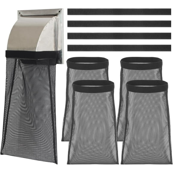4 Pcs Dryer Lint Catcher, Dryer Vent Lint Trap, Dust Bag Lint Bag Outdoor Dryer Vent, Lint Catcher for Dryer Vent Outside