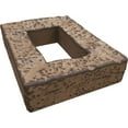 thumbnail image 6 of Ekena Millwork 4"W x 3"D x 7 7/8"H Universal Electrical Cover for StoneWall Faux Stone Siding Panels, Smokey Ridge, 6 of 7