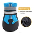 thumbnail image 2 of Dimicoo Botas Para Perros Resistentes Al Agua Para Perros Medianos Y Grandes, Suela Antideslizante, Zapatos Para Perros Con Correas Reflectantes, Ligero Y Cómodo Protector De Patas Para Invierno, Niev, 2 of 5