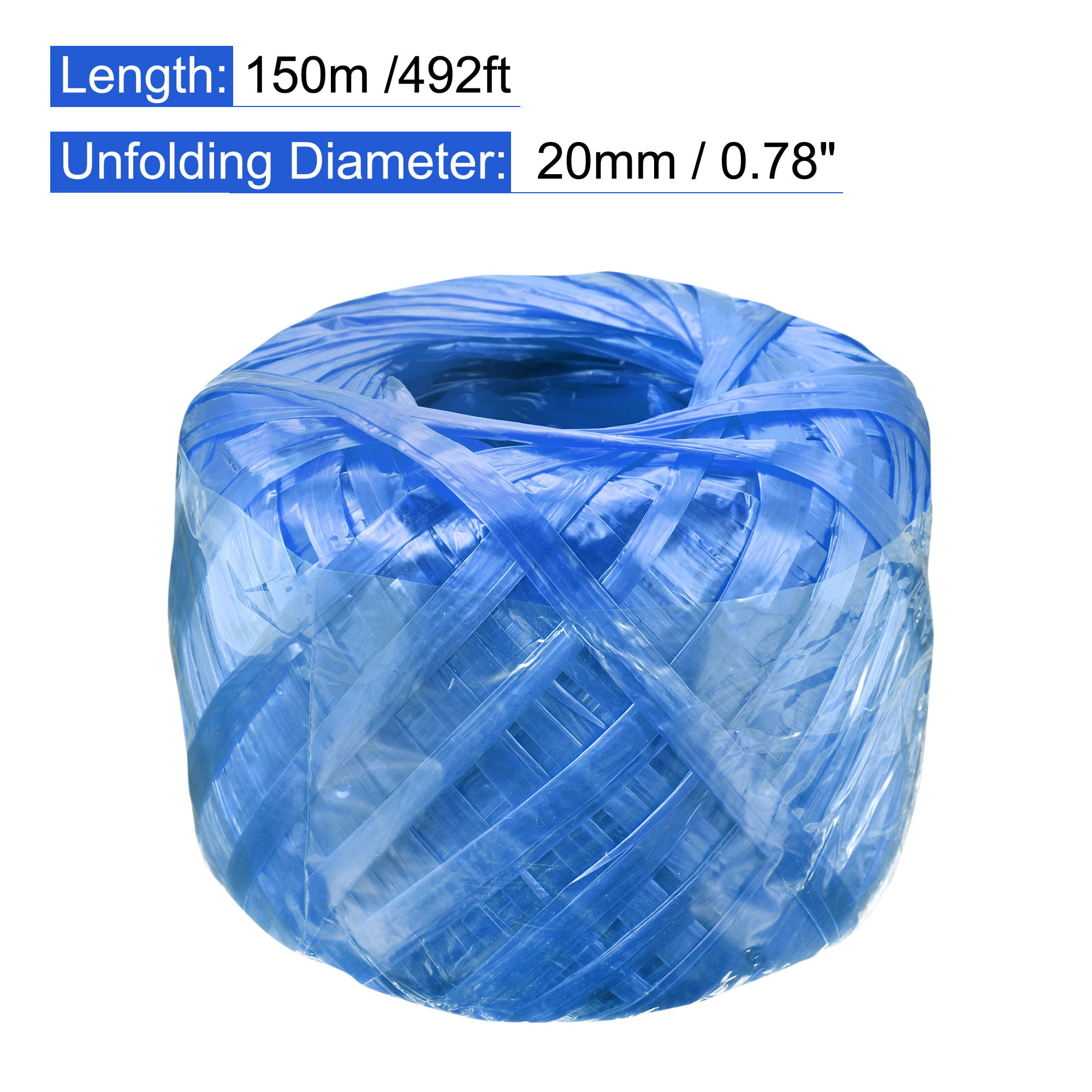75M 1Roll Nylon Plastic Rope Twine Household Bundled for Packing Blue