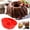 Red, variant on Bunte Cake Pan | Silicone Fluted Cake Molds | Nonstick and Quick Release Baking Pans, Bakeware for Cake Jello Bread and More Baked Goods