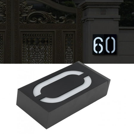 

EOTVIA Waterproof Sign Light Number Sign Light Wall Room Doors Corridor Gates For Shop Gates
