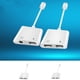 thumbnail image 4 of Bearachild Adaptador de cable de audio tipo C dual Tipo C Conector de auriculares Divisor de audio Auriculares 3.5 Jack Cable de carga Nuevo Teléfono y Comunicación doble tipo-c y blanco, 4 of 6