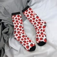 thumbnail image 5 of Balery Cartoon Ladybug Pattern Crew Socks Unisex– Soft & Breathable Socks for Men & Women, One-Size Fits Most (US 5-11), Comfortable & Durable for Daily Wear, 5 of 6