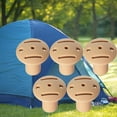 thumbnail image 3 of 5x protectores de Puntas de trekking shamjiam Alpenstock Antideslizante Beige, 3 of 9