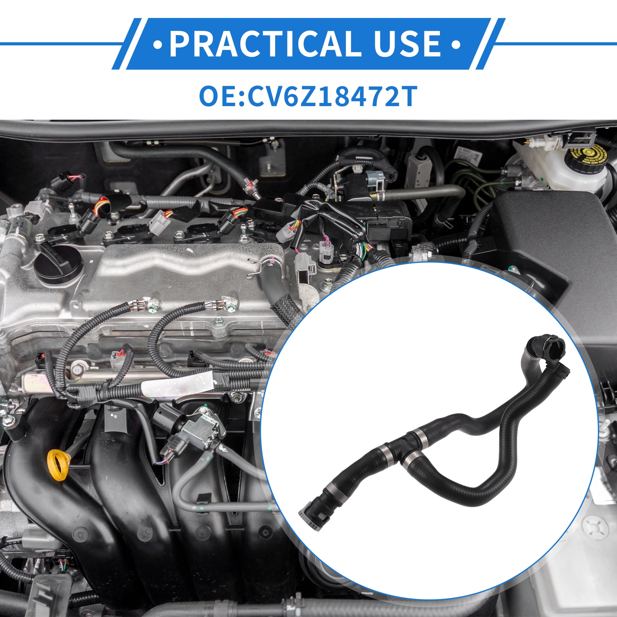 Unique Bargains HVAC Heater Hose for for Ford Escape 2013-2019 for Lincoln MKC 2017-2019