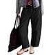 thumbnail image 1 of WILLBEST Pantalones Casuales para Mujer: Pana, Tiro Medio, Cintura Elástica, Pierna Ancha y Bolsillos para Un Uso Diario Versátil. Mediana, 1 of 5