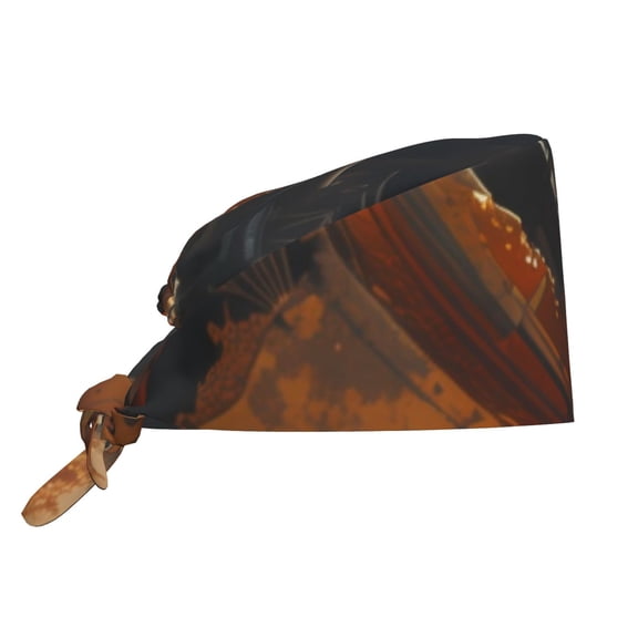 Vsdgher Astronaut Exploring Mars Men Women Adjustable Cap Working Hat Tie Back Cap, Work Cap