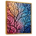 thumbnail image 2 of Designart "Autumn Foliage in Orange Trees II" Landscapes Framed Wall Art - Country Colorful Tree Bedroom Framed Canvas Wall Art, 2 of 6