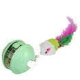 thumbnail image 2 of Interactive Cat Toys Ball Auto Electric Rolling Ball Toys, Motion Activated Moving Ball Toy for Indoor, for Cat Physical Exercise, Green, 2 of 3