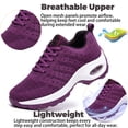thumbnail image 3 of Qaltryn Comfort Sneakers for Women Arch Support Breathable Mesh Sneakers with Slip-Resistant Sole for Casual Walking Shoes, 3 of 9
