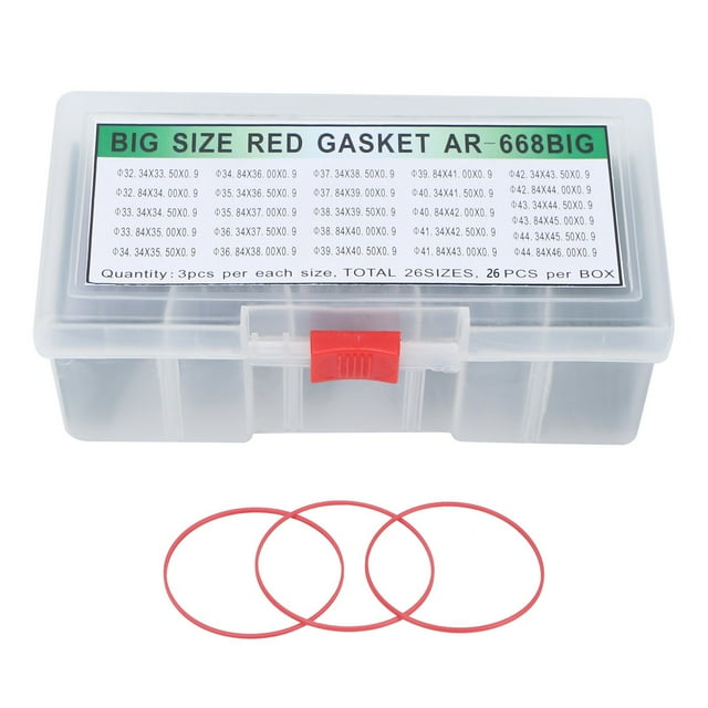 AR‑668BIG Watchmaker Rubber Waterproof O Ring Watch Back Gasket Seals Washers Watch Gasket