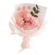 thumbnail image 1 of Ramo De 3 Claveles Hecho A Mano Con Flores De Ganchillo, Para Un Hogar Atemporal Y Un Día Feliz, 1 of 8
