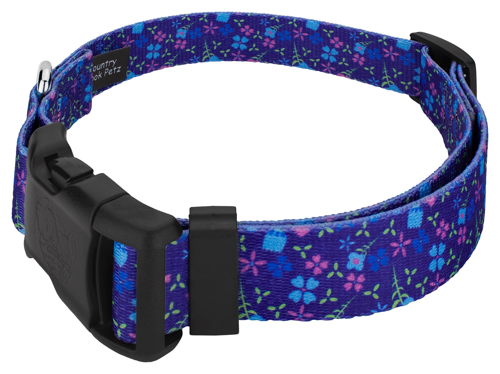 Country Brook Petz® Blueberry Fields Everyday Dog Collar and Leash, Large