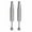 B, variant on 2Pcs Small Jewelry Grabbing Tool Aluminum Alloy Handle-Short Version-Extractor