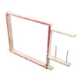 thumbnail image 2 of veasfak Rug Making Frame Cross Stitch Carpet Frames Table Stand DIY Tapestry 50x50cm, 2 of 9