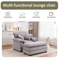 thumbnail image 4 of 46.9-Inch Wide Single Sofa, Comfort Upholstered Recliner with Ottoman, Home Furniture , Comfortable Seating, Great Halloween Gift Idea, 4 of 6