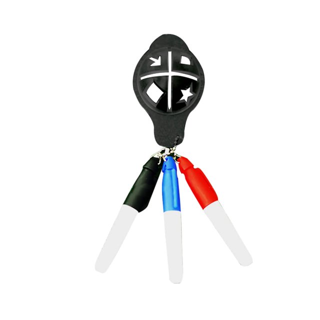 Dvkptbk Golf Mark Marker Tool, Hat-Shaped Line Drawing Device,Putting Line Marker Ball Sports