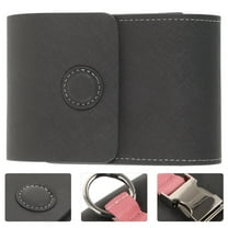 CIMAXIC 1Pcs Grey Pu Leather Rangefinder Case for Golfing Portable Small Range Bag 13.5x9x4.5in