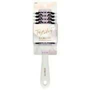 Tayshia by Conair Boar and Nylon Bristled Vented Round Hairbrush, Gray and Lilac