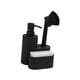 thumbnail image 5 of Dispensador de jabón líquido para manos con esponja y caja de almacenamiento, práctico dispensador de jabón líquido. Negro, 5 of 9