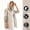 Beige women's plus size raincoat a1, variant on RRJ Women's Plus Size Hooded Zip Up Lightweight Solid Raincoat Casual Outdoor Fall Spring Rain Jacket, Black 2XL