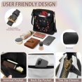 thumbnail image 6 of HELLHERO Waterproof Satchel Bag for Daily Use Travel, Stylish Lightweight Sling Bag, Black Cat Santa, 6 of 7