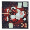 thumbnail image 3 of Rideau de Noël, Rideau de Noël Imperméable, Rideaux de Fenêtre, Ornements de Noël Multifonctionnels, 3 of 7