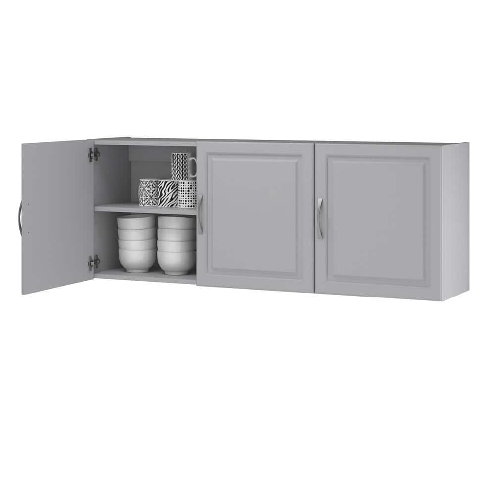 Trailwinds 54 in. Ashen Gray Wall Cabinet