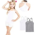 thumbnail image 6 of vdgthytj 2 Pack Girls Dance Tank Tops Racerback Camisole Summer Spaghetti Strap Sleeveless Shirts for Active Workout, 6 of 7