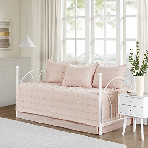 Urban Habitat Brooklyn Cotton Jacquard Daybed Set Pink Daybed