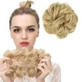 thumbnail image 2 of Queue de Cheval d'Extension de Cheveux avec Bande Élastique en Caoutchouc, Extensions Updo, Postiche, Extensions de Queue de Cheval Synthétiques, Chouchous pour Femmes, 2 of 5