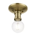thumbnail image 6 of Livex Lighting - Lansdale - 1 Light Flush Mount In Transitional Style-3.38, 6 of 7