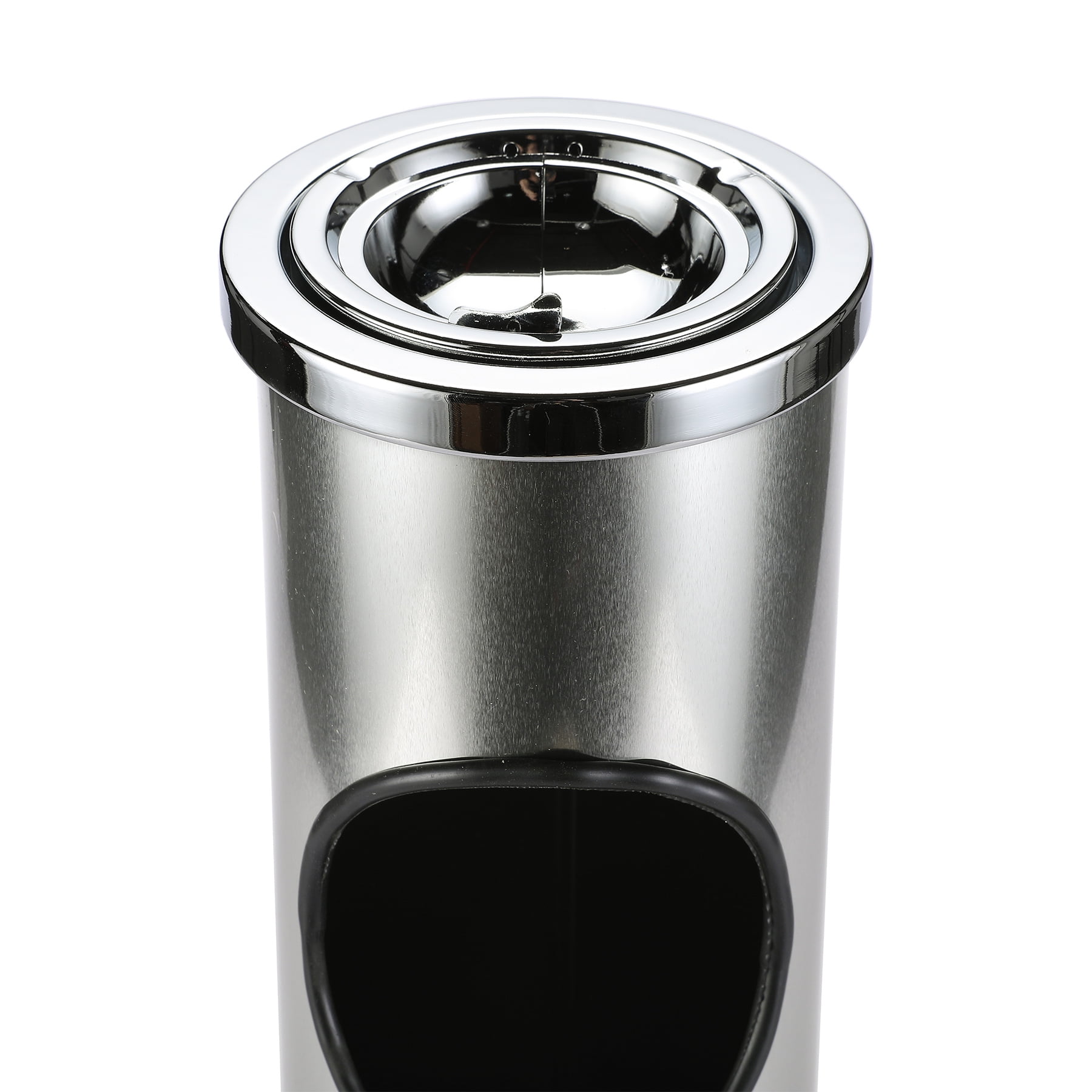 Light Weight Steel Fire Safe Ashtray Receptacle with Trash Can for Indoor Use