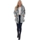 thumbnail image 4 of Chaquetas de Piel Sintética para Mujer, Otoño-Invierno, con Solapa de Leopardo, Mangas Largas, Abrigos Holgados con Bolsillos. L, 4 of 8