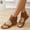 Brown, variant on AXXD Black Sandals for Women Summer New Sandals Roman Thong Flat Sandals