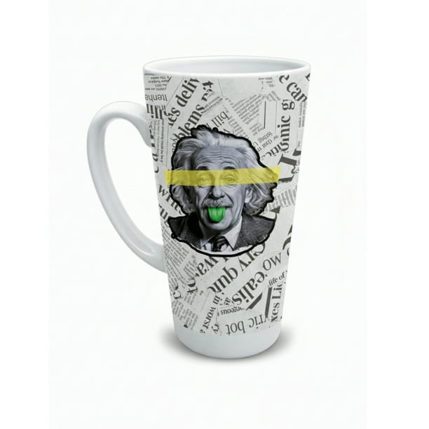 Taza de cerámica 502 ml. diseño divertido Jesus es mi roca y mi fortaleza salmos 31:3 regalo original