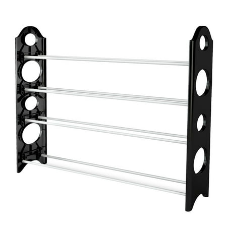 4 Tiers 20 Pairs Household Shoe Rack Organizer Home Storage Space Saving Shoes Holder Shelf
