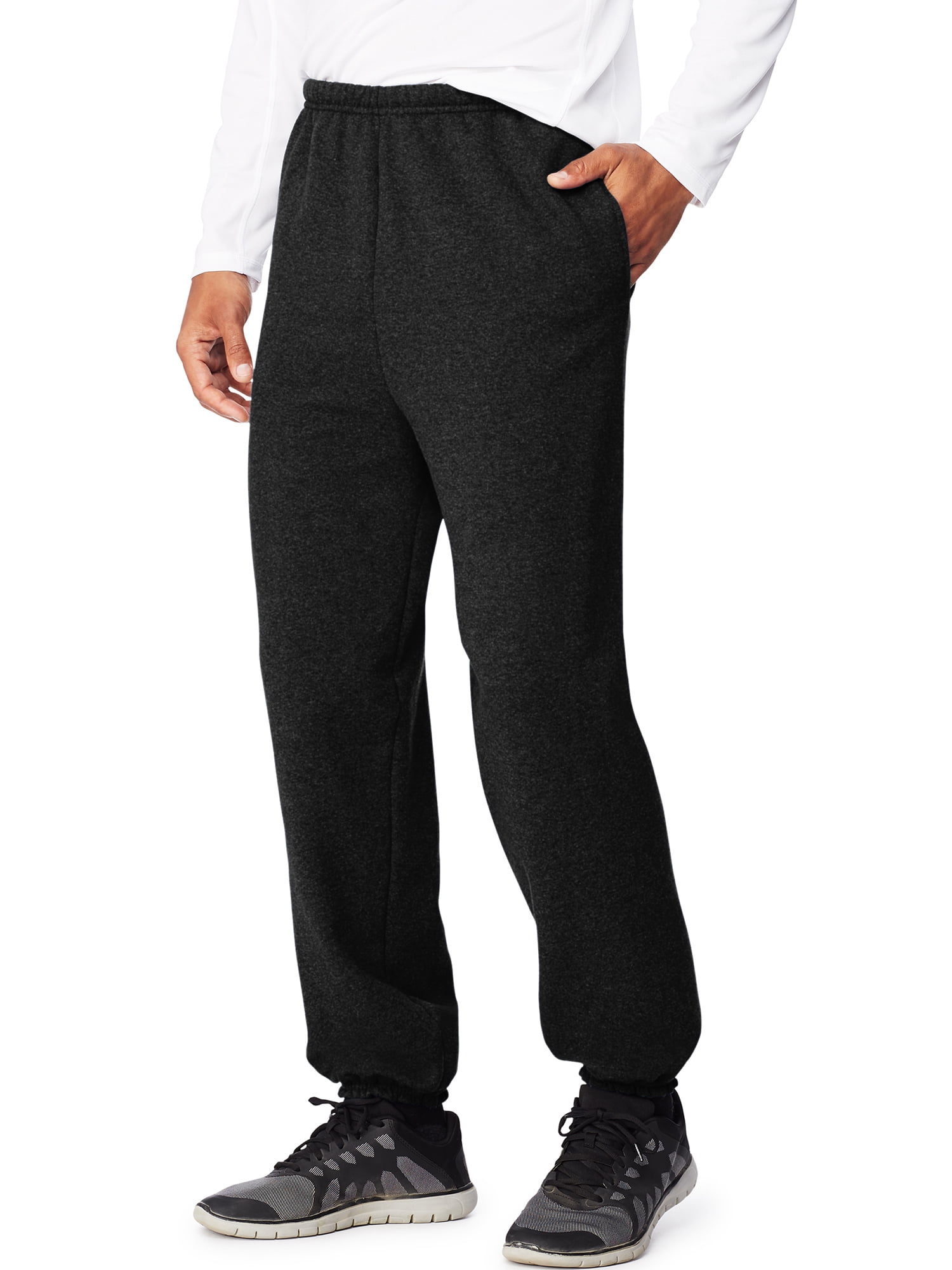 Hanes Sport Ultimate Cotton Men's Fleece Sweatpants with Pockets ...