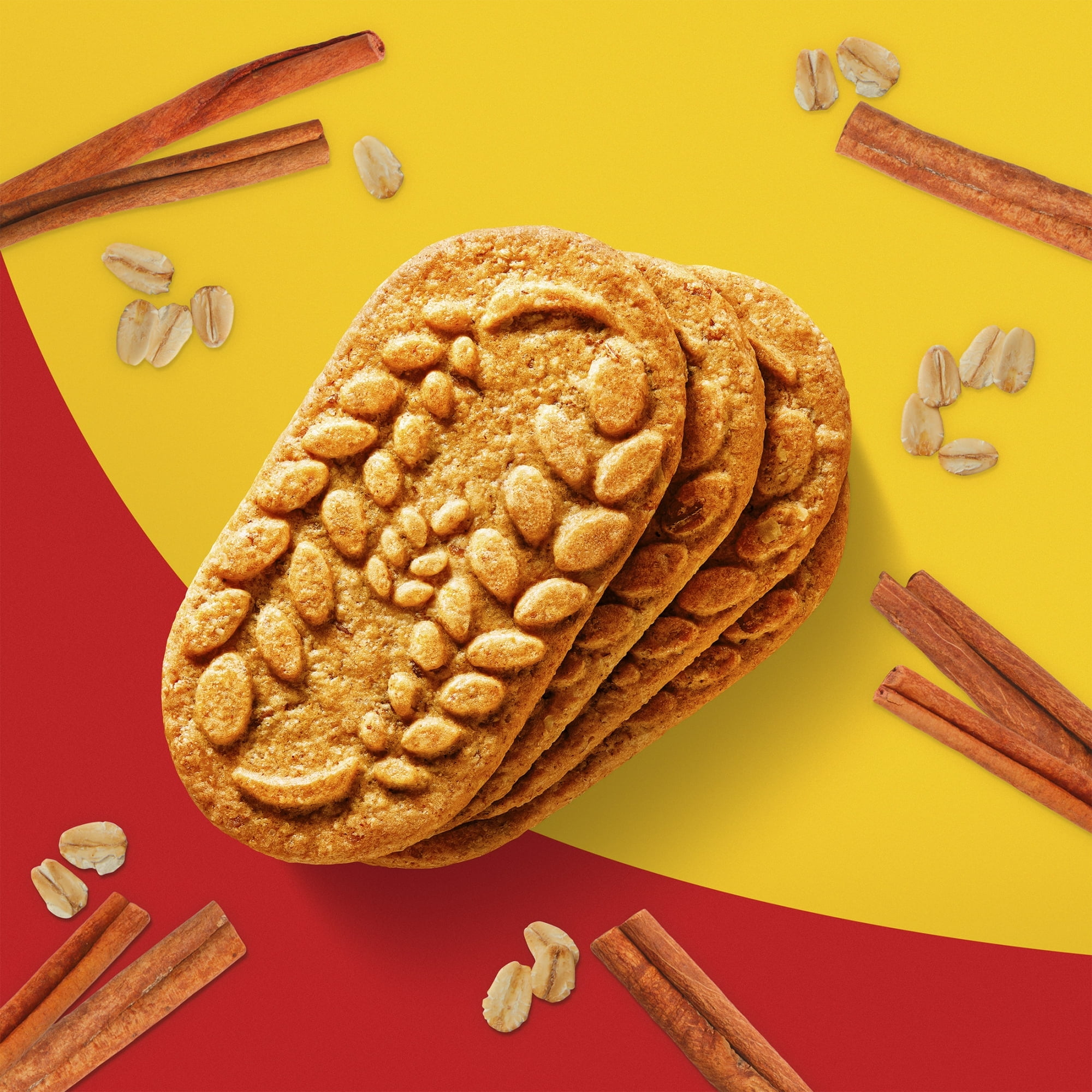 belVita Breakfast Crunchy Cinnamon Brown Sugar Biscuits, 25 Packs (4 Biscuits per Pack)