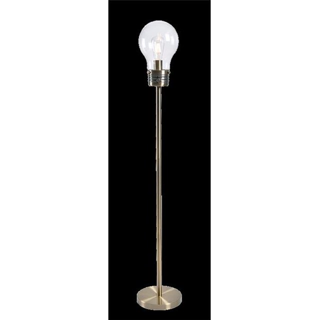Kenroy Home 35407AB Mini Edison Lampadaire&44; Laiton Antique