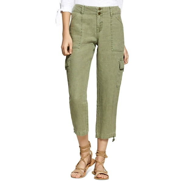 Sanctuary Olive Women's 30x25 Capris Cropped Pants 30