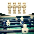 thumbnail image 6 of Baoblaze 4 Pieces Foosball Guys Replacement Part Table Soccer Men Soccer Table Player Beige White, 6 of 8