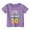 Purple, variant on Toddler Boys Shirts & Tops Birthday Letter Print Crew Neck Short Sleeve Pullover Tops Streetwear,Black,3-4 Years
