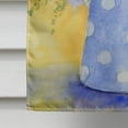 thumbnail image 4 of Carolines Treasures BMBO0730CHF Blue and Yellow Flowers by Maureen Bonfield Flag Canvas House Size  Large multicolor, 4 of 4