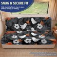 thumbnail image 2 of Chririnla Stretch RV Jackknife Sofa Couch Covers Suitable for Camper Motorhome RV Folding Sofa Bed Cover Fit for Camper RV Sofa, Tropical Ghost Halloween Print, 2 of 7