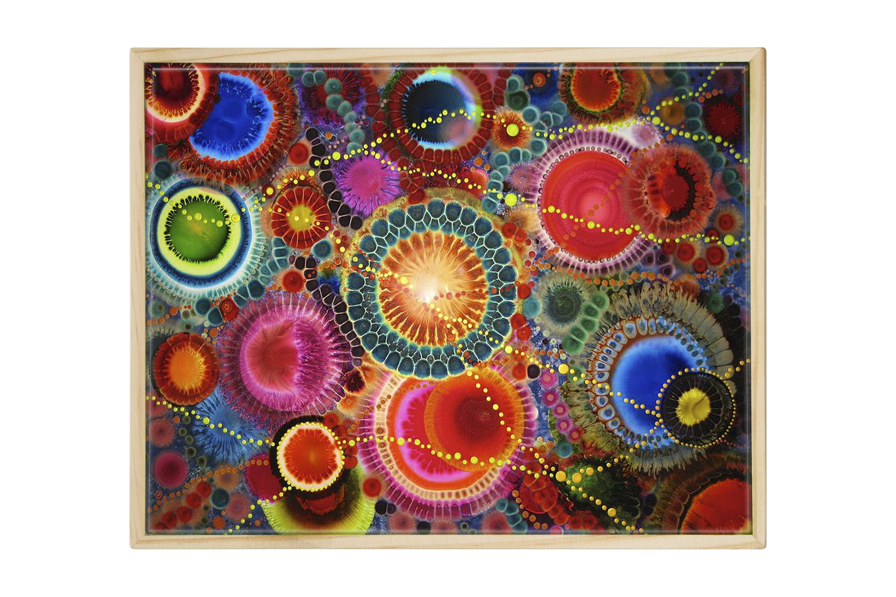 Da Vinci Pro Liquid Art Canvas Multi-Media Panels For High Flow Fluid Acrylics, Glazing Liquids, Pouring Mediums, Encaustics, Resin Paints, And Alcohol-Based Ink - [1.5" Deep, 18x24" Panel]