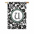 thumbnail image 7 of Breeze Decor 80059 Damask G Monogram 2-Sided Impression Garden Flag - 13 x 18.5 in., 7 of 7